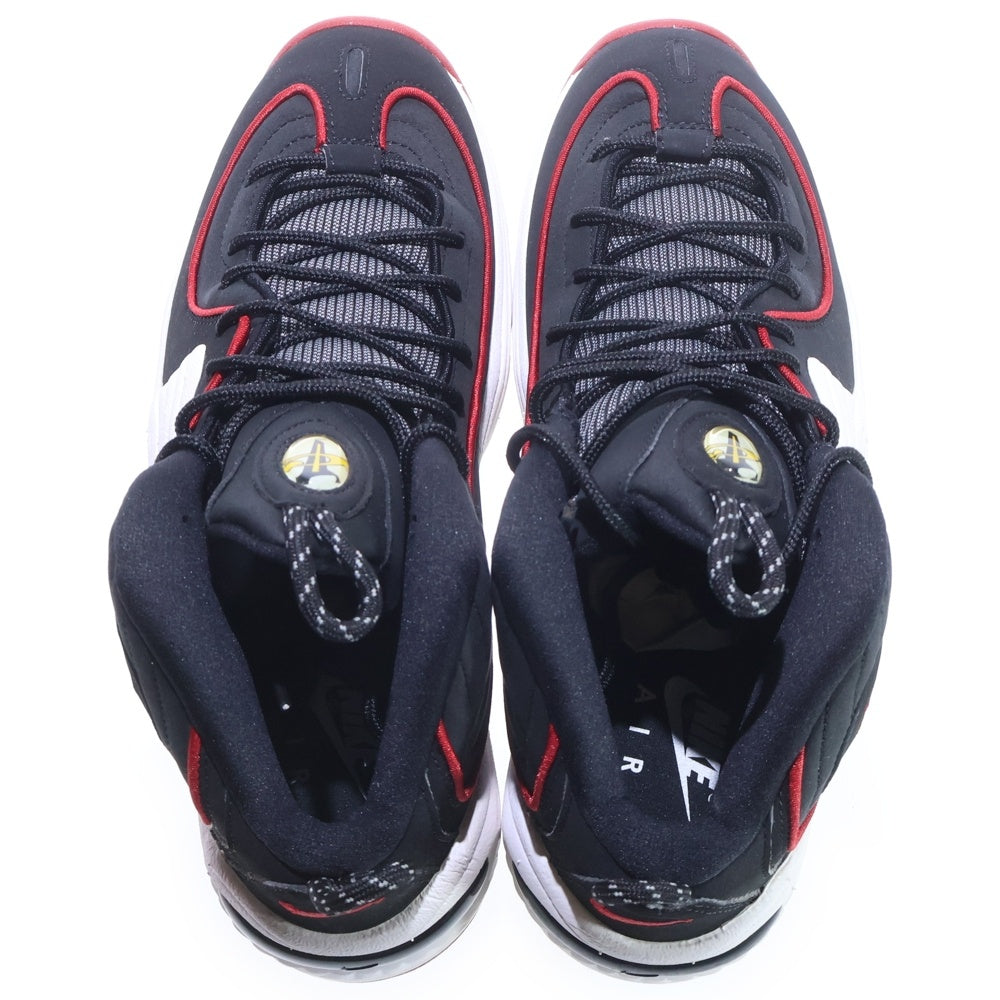 NIKE(ナイキ) 【観賞用 2015年製】 AIR PENNY II MIAMI HEAT エアペニー2 マイアミヒート ハイカットスニーカー ブラック/ホワイト US8/26cm 333886-002