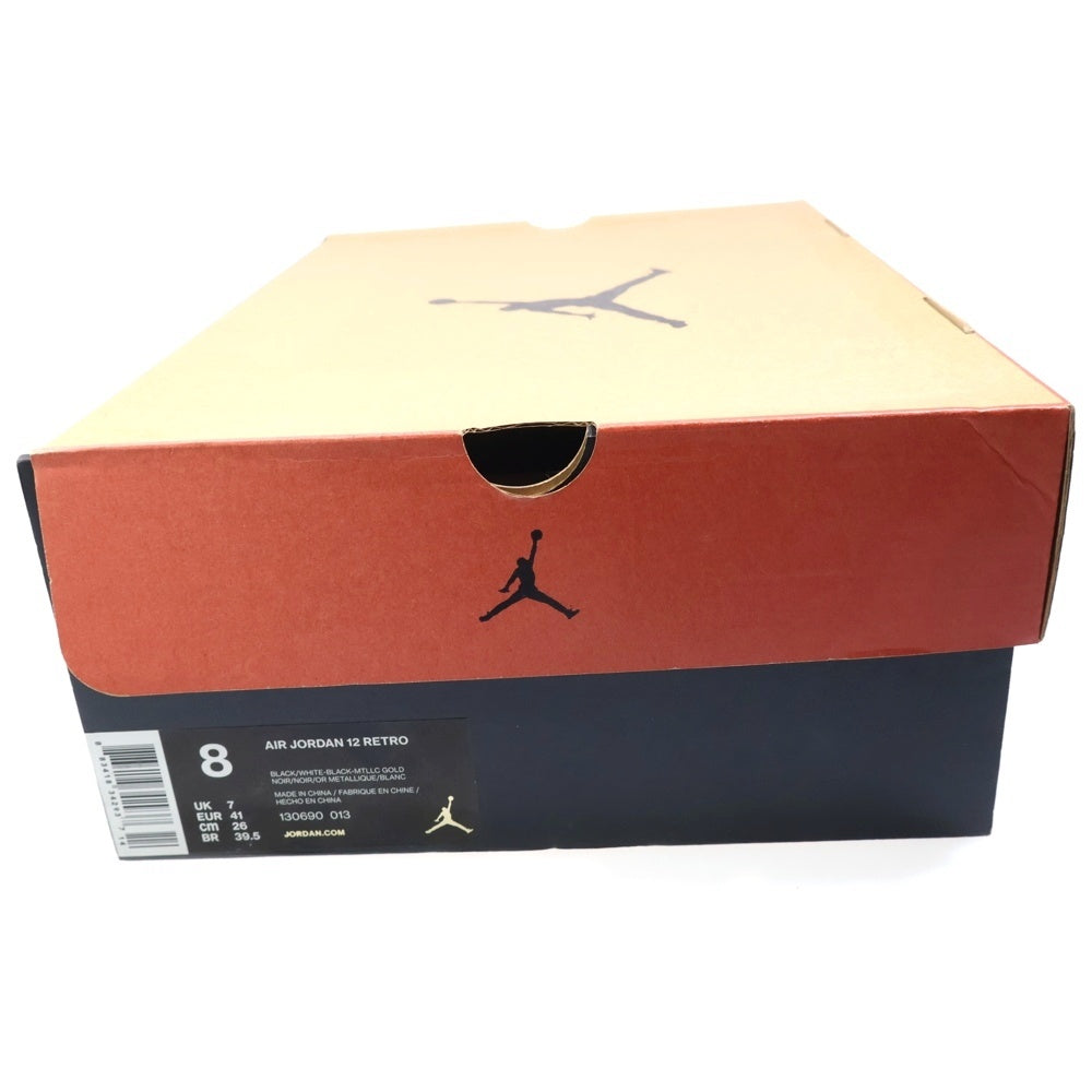 NIKE(ナイキ) 【観賞用 2015年製】 AIR JORDAN 12 RETRO THE MASTER エアジョーダン12 レトロ ザマスター ハイカットスニーカー US8/26cm 130690-013