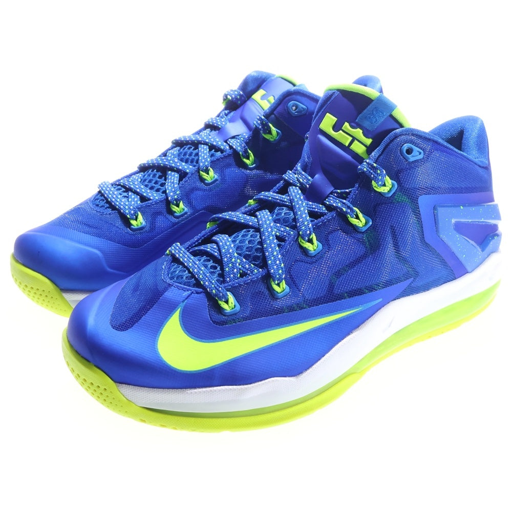 NIKE(ナイキ) 【観賞用 2014年製】 MAX LEBRON XI LOW SPRITE マックス レブロン11 スプライト ローカットスニーカー ブルー US8/26cm 642849-471