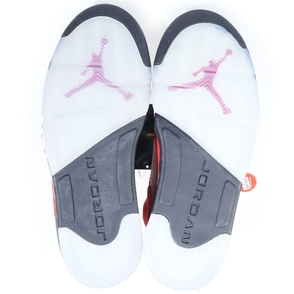 NIKE(ナイキ) AIR JORDAN 5 TORO BRAVO エアジョーダン5 トロブラボー ハイカットスニーカー レッド US9/27cm DD0587-600