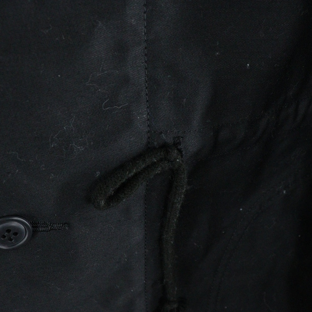 BLACK COMME des GARCONS(ブラックコムデギャルソン) ドローストリング モッズコート ブラック 1H-C201