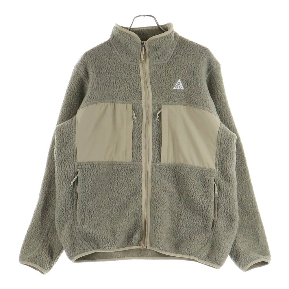 NIKE ACG(ナイキエーシージー) ARCTIC WOLF FZ アークティック ウルフ フルジップジャケット ボアジャケット ベージュ FN0373-247