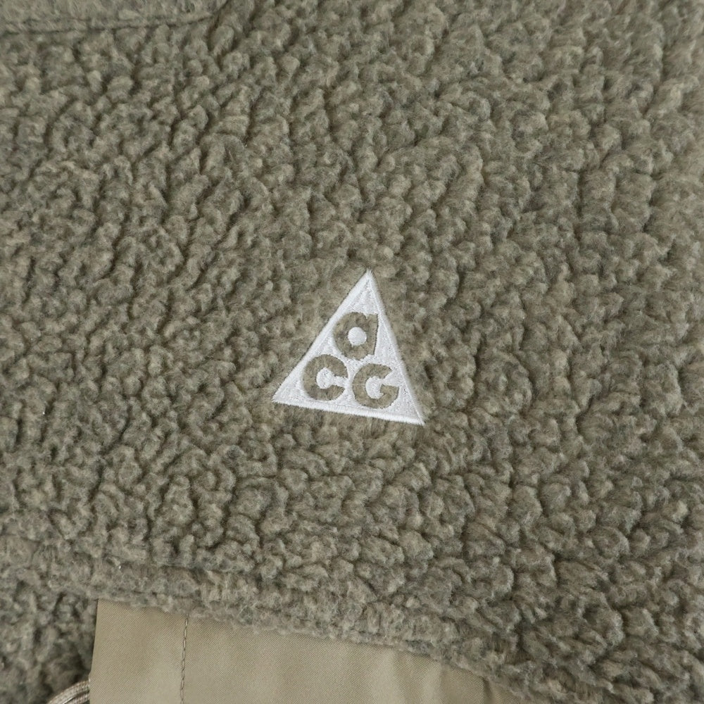 NIKE ACG(ナイキエーシージー) ARCTIC WOLF FZ アークティック ウルフ フルジップジャケット ボアジャケット ベージュ FN0373-247