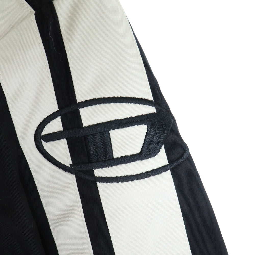 DIESEL(ディーゼル) J-BECK サイドライン ジップアップ バイカージャケット ブルゾン ブラック A10486
