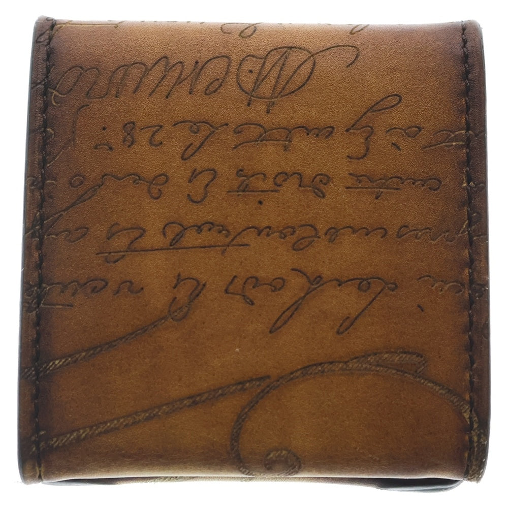Berluti(ベルルッティ) カリグラフィレザーコインケース ブラウン