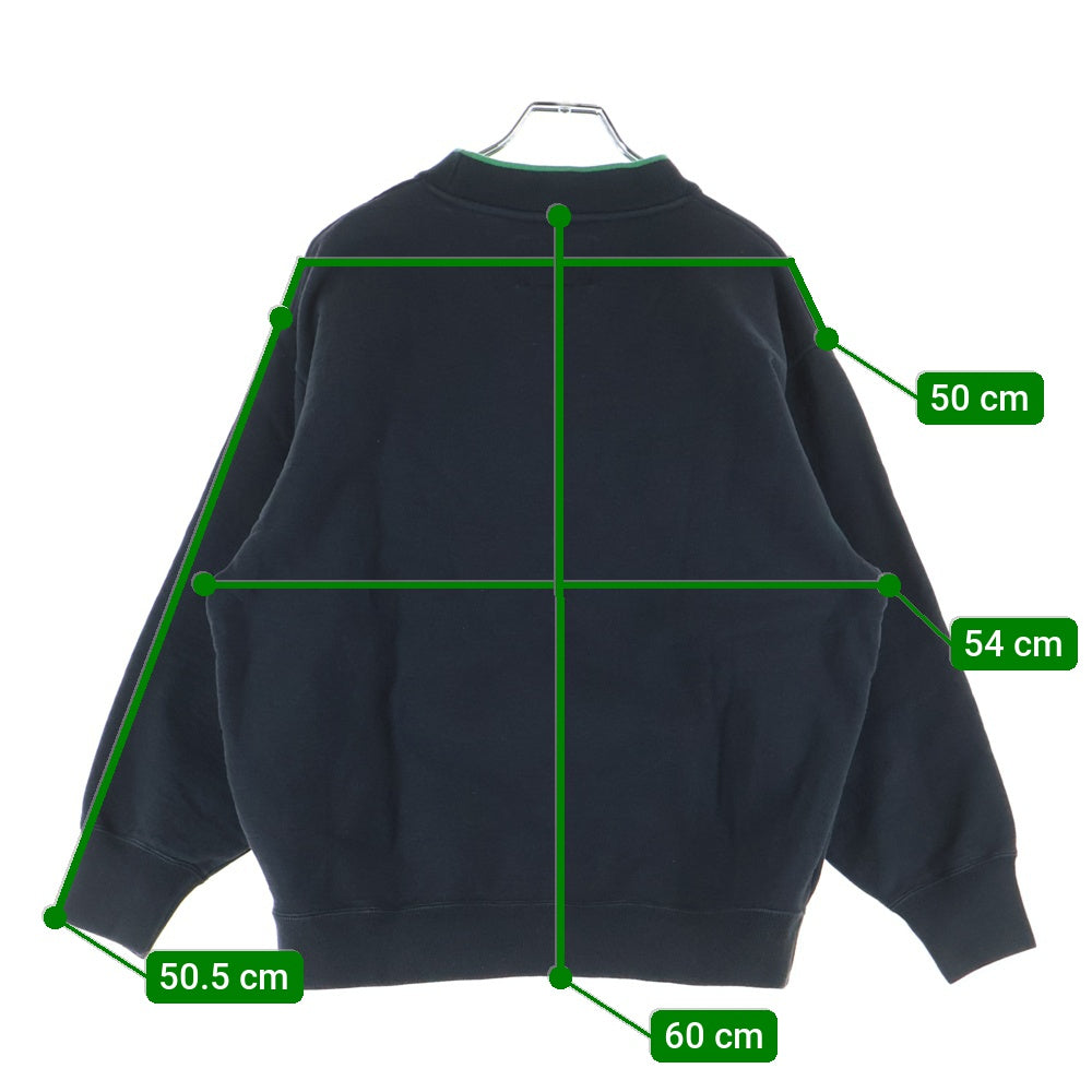 WTAPS(ダブルタップス) 23AW WIDE NECK SWEATSHIRTS ワイド クルーネック スウェットトレーナー チャコール 232ATDT-CSM28