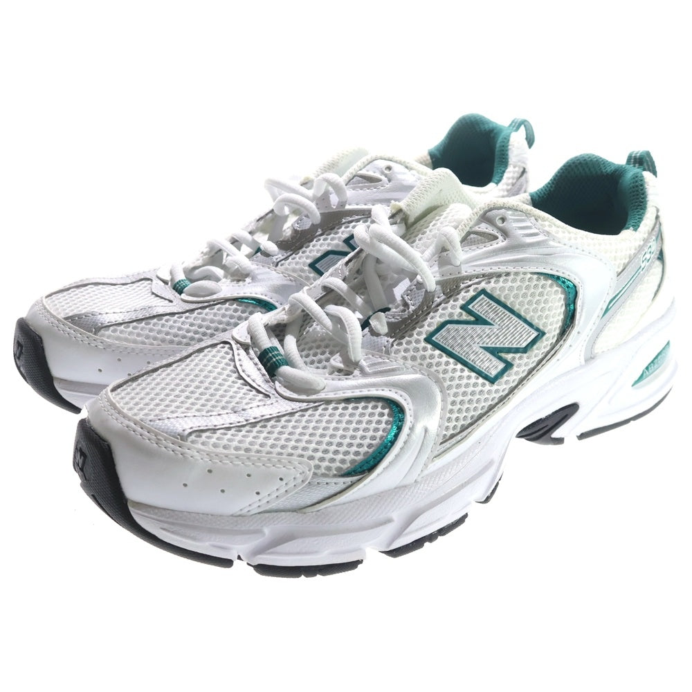 New Balance(ニューバランス) MR530AB メッシュ ローカットスニーカー ホワイト/グリーン US8/26cm