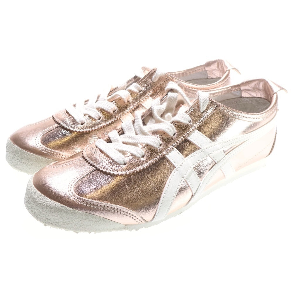 Onitsuka Tiger(オニツカタイガー) MEXICO 66 メキシコ ローカットスニーカー レディース ピンクゴールド US5/23.5cm 1183B566