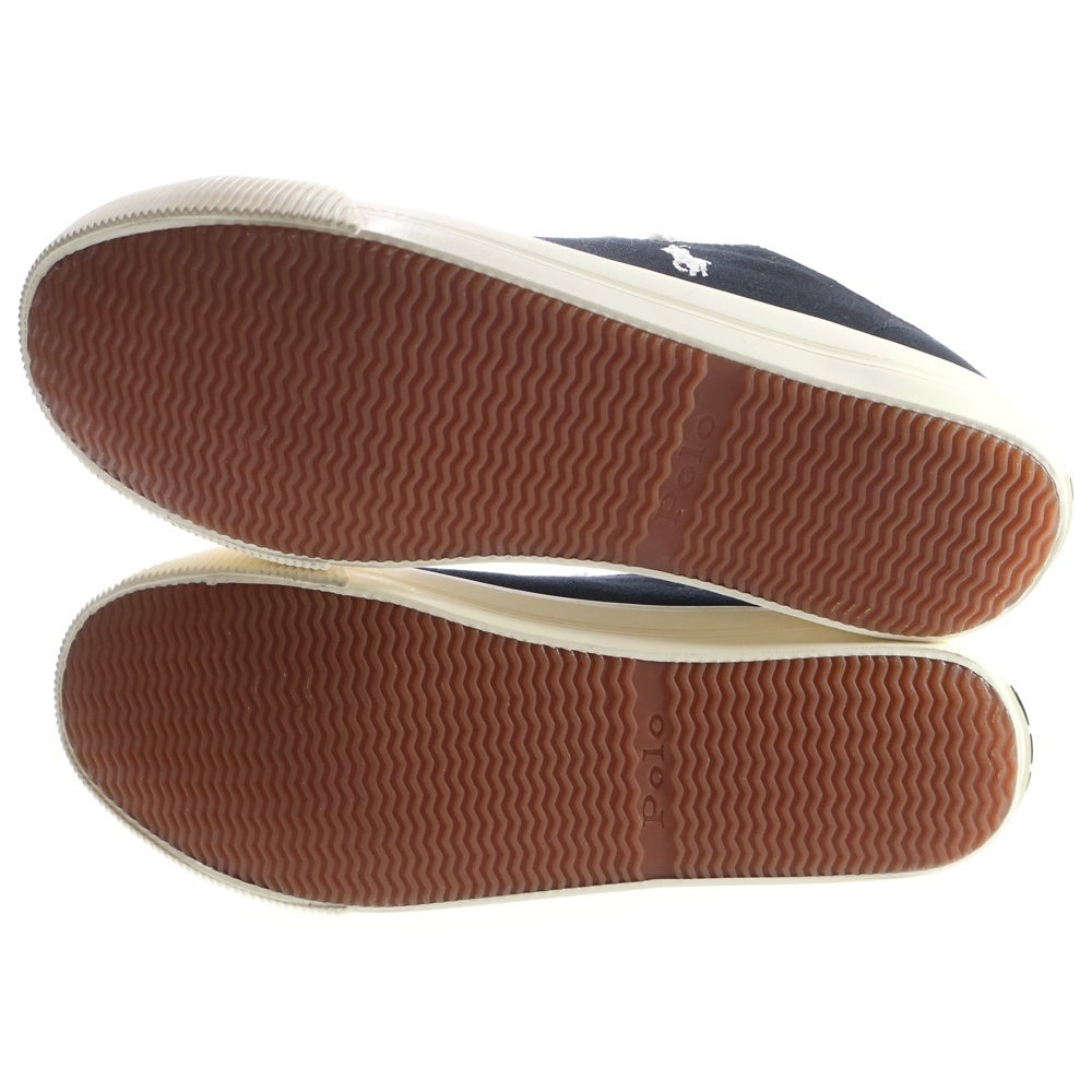 POLO RALPH LAUREN(ポロラルフローレン) ロゴエンブロイダリーデザイン レースアップ キャンバス生地 ローカットスニーカー レディース US5/24cm JV49-0320-BINHDUONG
