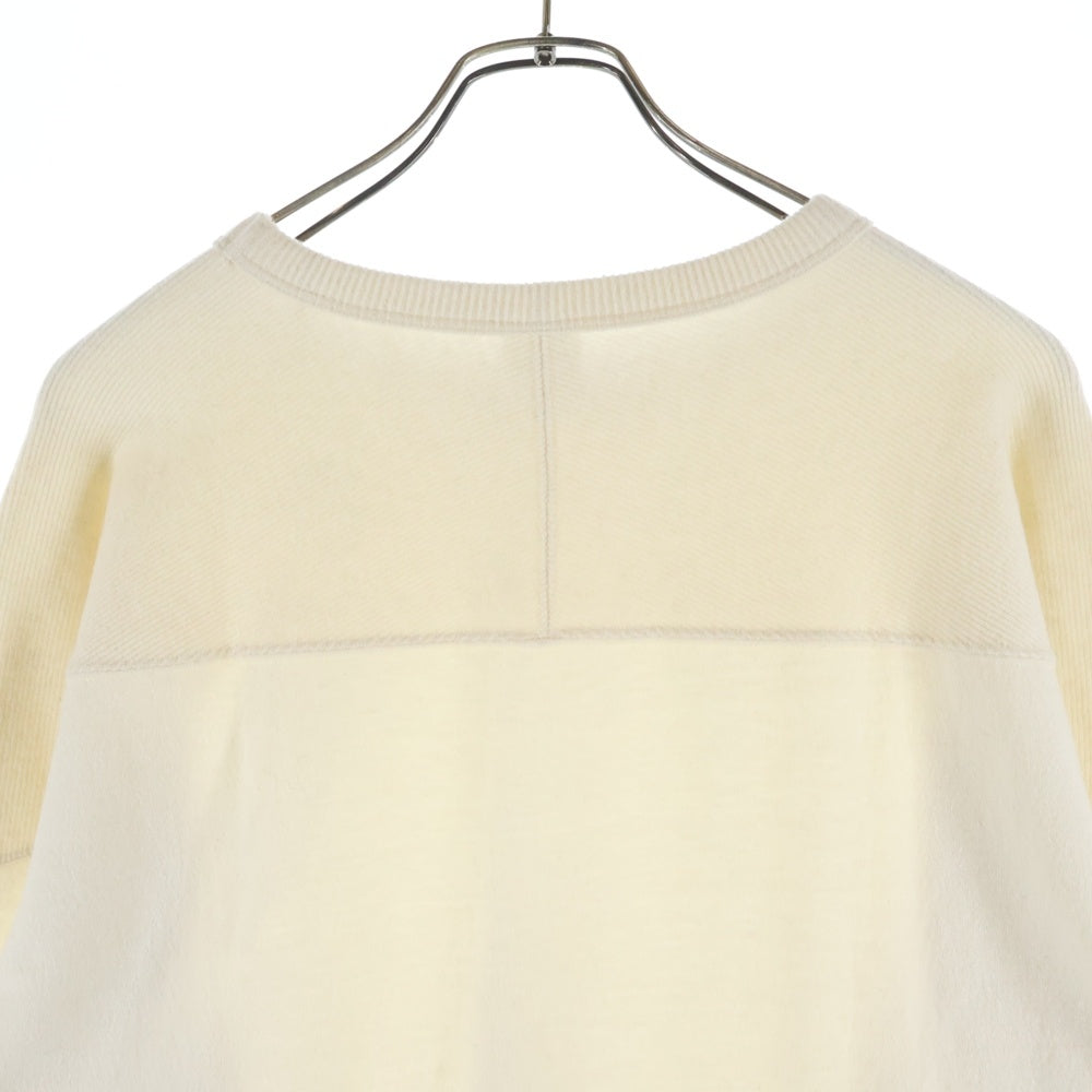 COMOLI(コモリ) 22AW ウール ロングスリーブ フットボールTシャツ カットソー アイボリー W03-05011