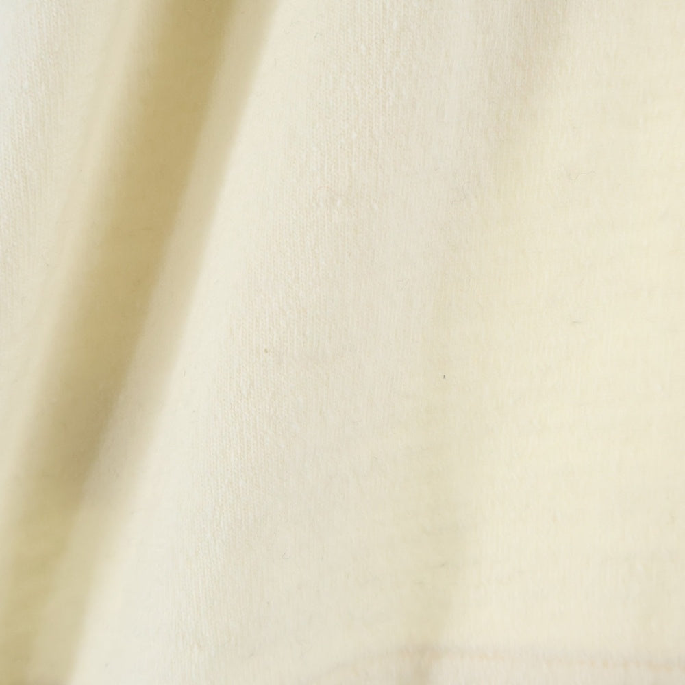 COMOLI(コモリ) 22AW ウール ロングスリーブ フットボールTシャツ カットソー アイボリー W03-05011