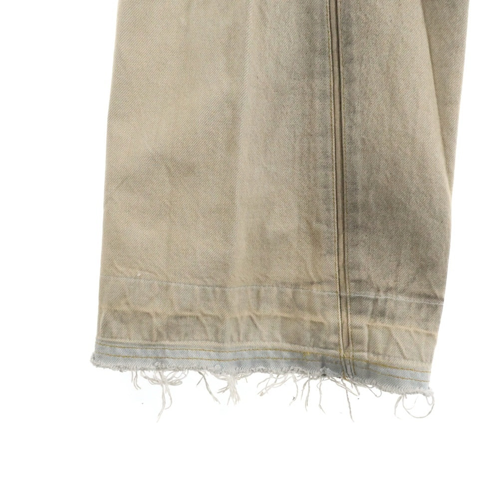 XLIM(エクスリム) ep 6 ダメージ加工 デニムパンツ ベージュ