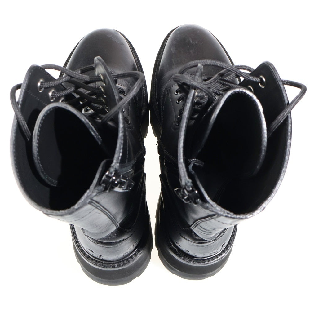 CELINE(セリーヌ) バルキー MAXX レースアップ レザー ブーツ ブラック 352613579C BE0292