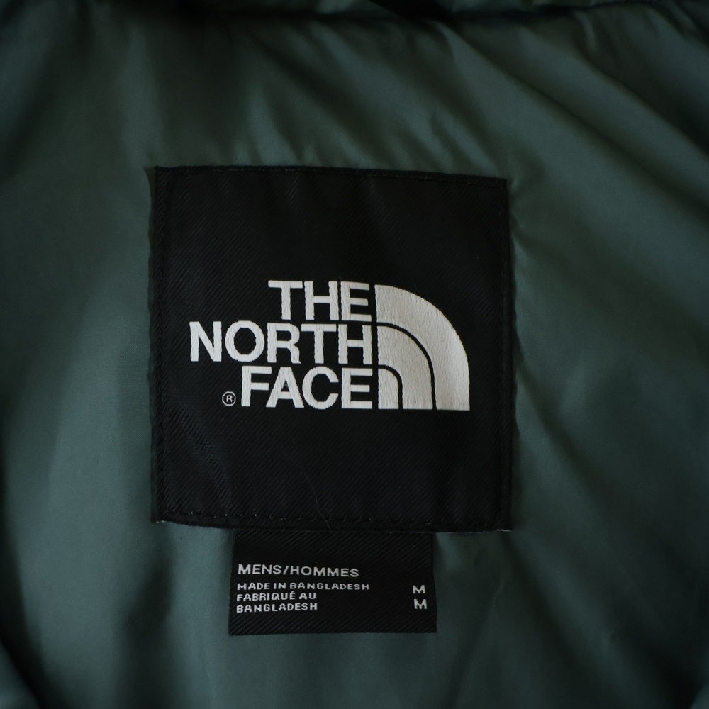 THE NORTH FACE(ザノースフェイス) HIMALAYAN SYNTHETIC VEST ヒマラヤ シンセティック 胸ロゴデザイン ジップアップ ダウンベスト グリーン NF0A4QZ4