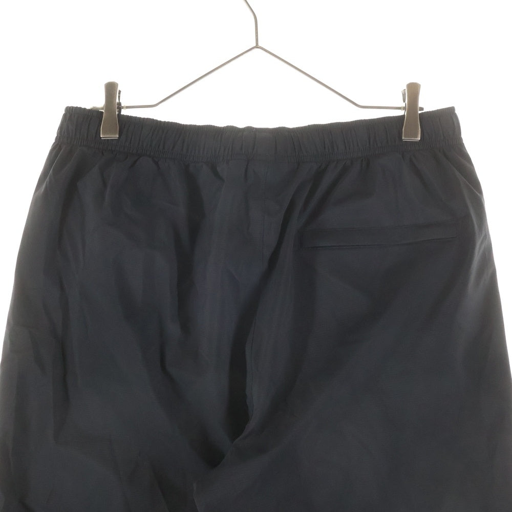 STUSSY(ステューシー) フロントロゴデザイン マルチポケット ドローストリング ナイロンパンツ ブラック