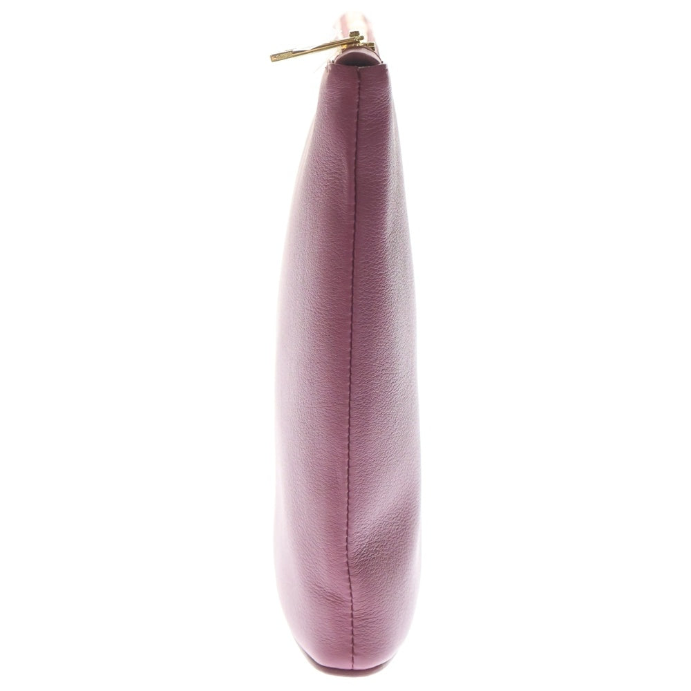 LOEWE(ロエベ) OBLONG POUCH PLAI CRIMSON オブロング ポーチ プライ クリムゾン クラッチバッグ レッド Q730C63X01