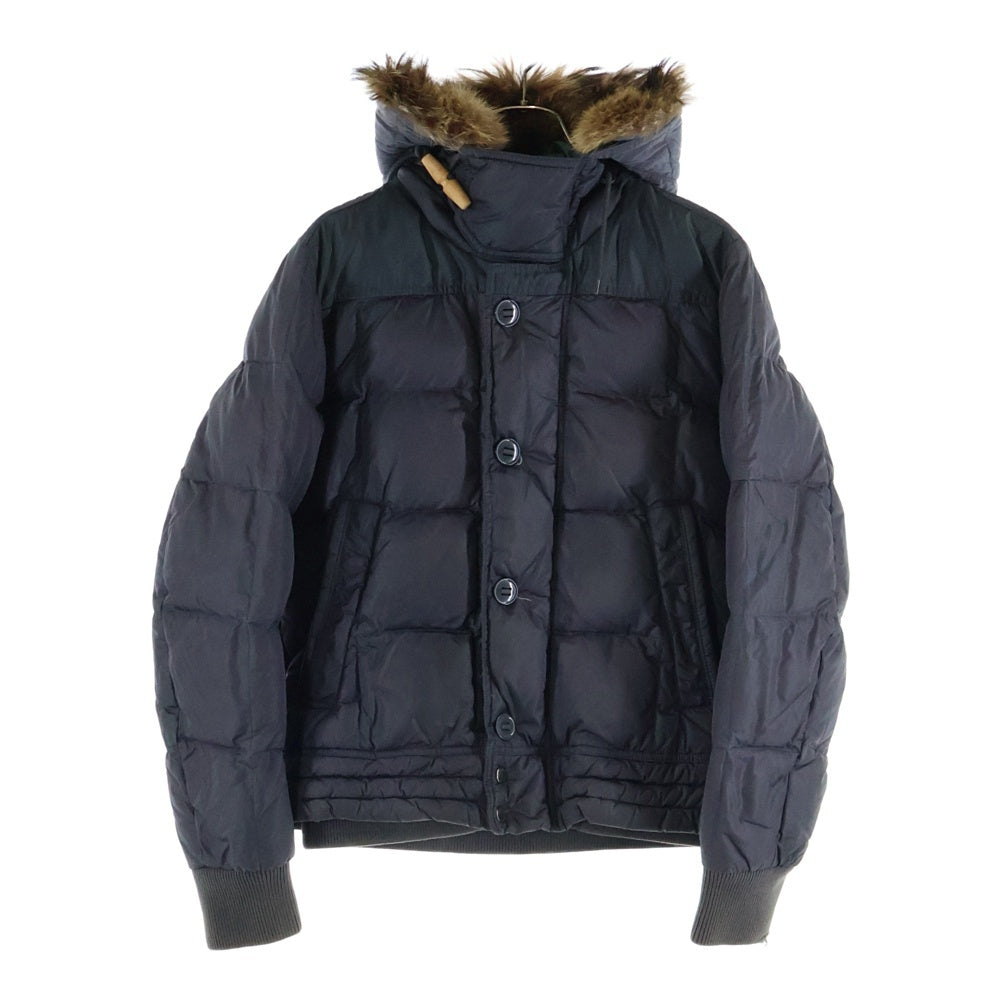 MONCLER(モンクレール) RIBERA DOWN JACKET リベラ ファー付き フーデッド ジップアップ ダウンジャケット ブラック 102-091-40317-97 レディース