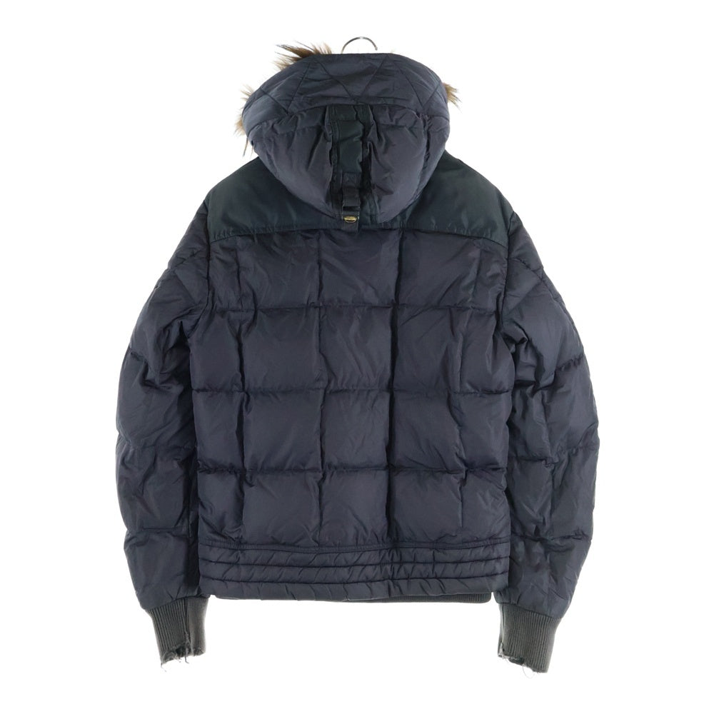 MONCLER(モンクレール) RIBERA DOWN JACKET リベラ ファー付き フーデッド ジップアップ ダウンジャケット ブラック 102-091-40317-97 レディース