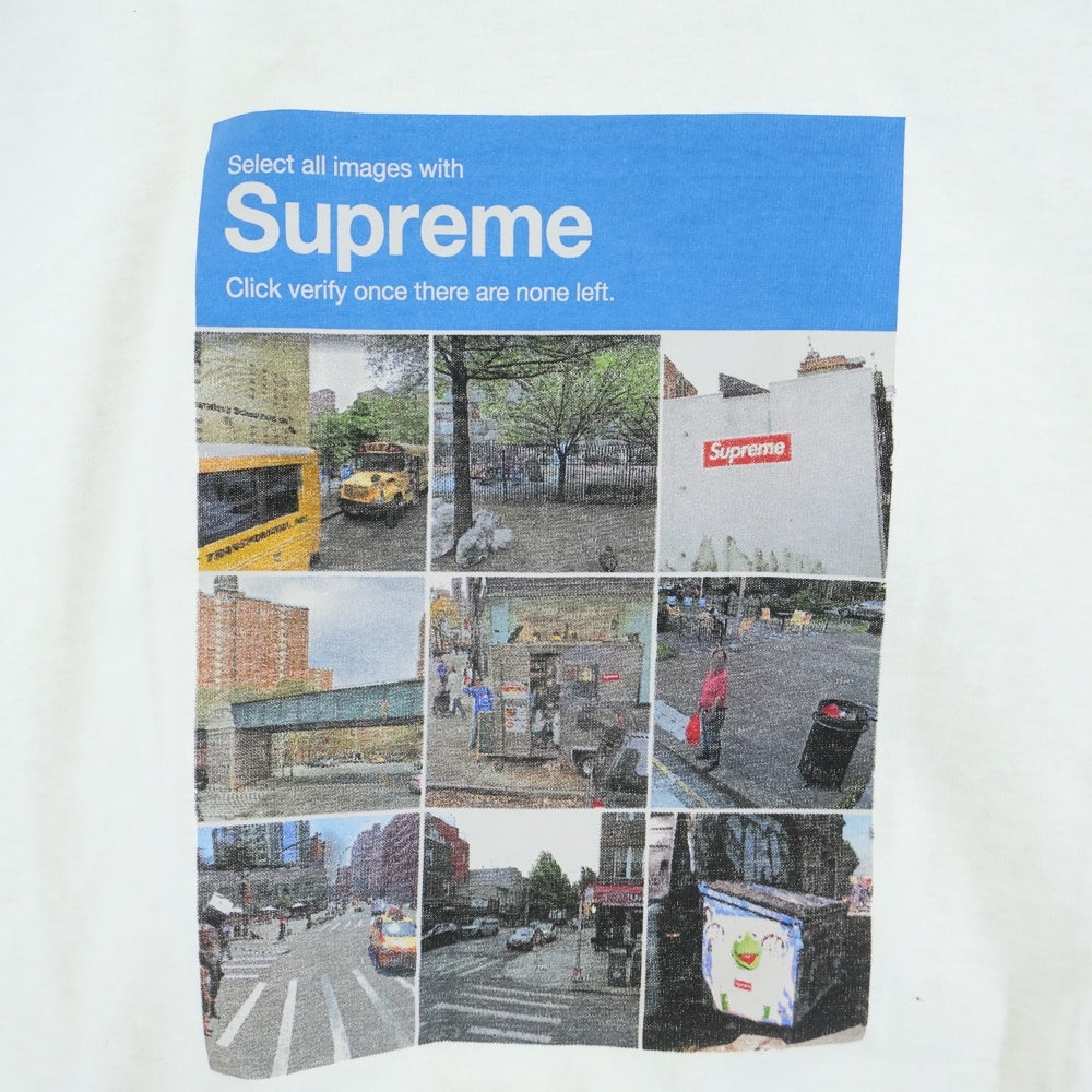 SUPREME(シュプリーム) 20AW verify Tee フロントプリント半袖Tシャツ ホワイト