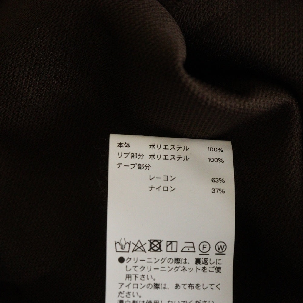 MAISON SPECIAL(メゾンスペシャル ) Prime-Over Crochet Line Track Jacket クロシェットライン ジップアップトラックジャケット ブラウン