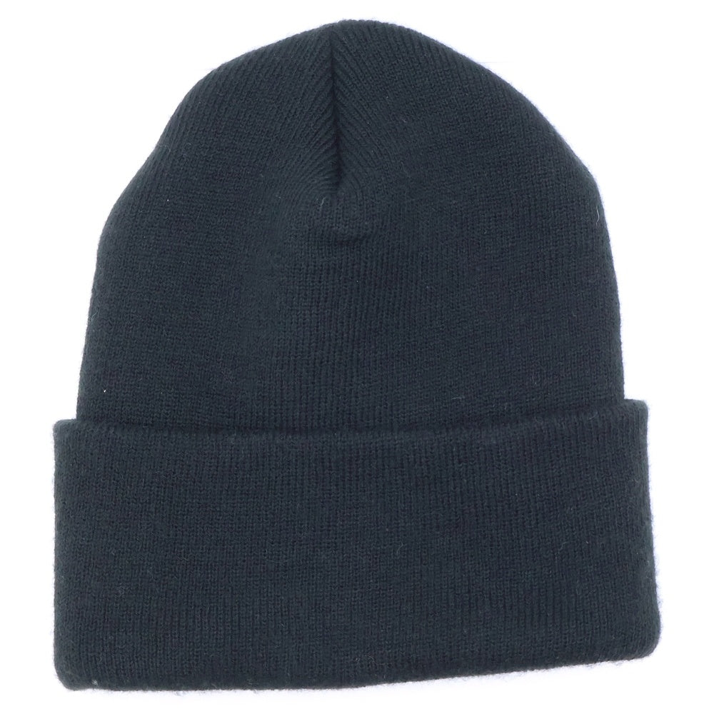R13(アールサーティーン) R13 SKULLY HAT ロゴエンブロイダリー ビーニー ニット帽 キャップ 帽子 ブラック R13A5002-01