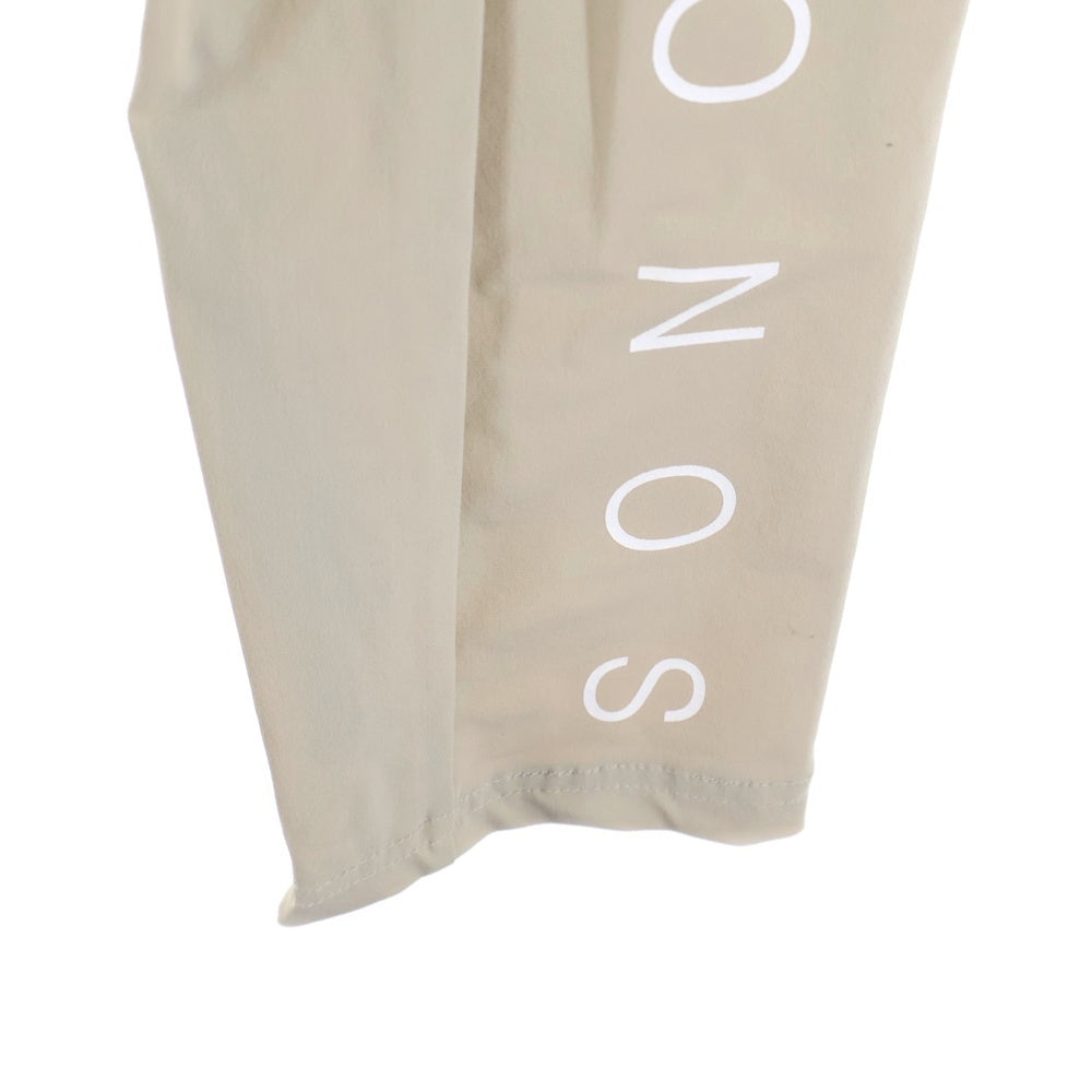 NO BRAND(ノーブランド) CRONOS クロノス サイドポケット ナイロン トラックパンツ ベージュ CR-SP-0057