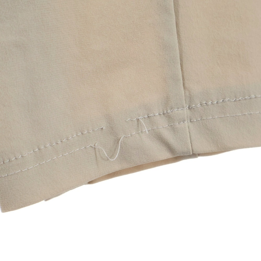 NO BRAND(ノーブランド) CRONOS クロノス サイドポケット ナイロン トラックパンツ ベージュ CR-SP-0057