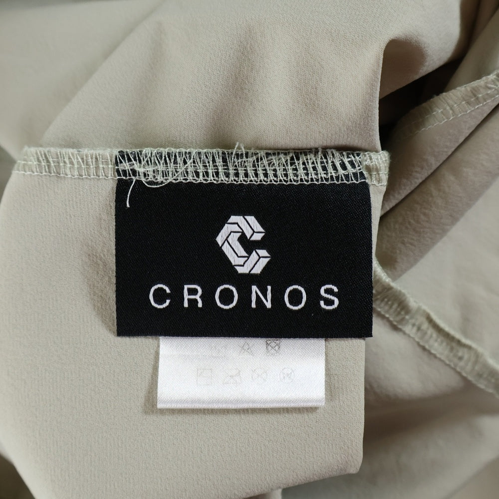 NO BRAND(ノーブランド) CRONOS クロノス サイドポケット ナイロン トラックパンツ ベージュ CR-SP-0057