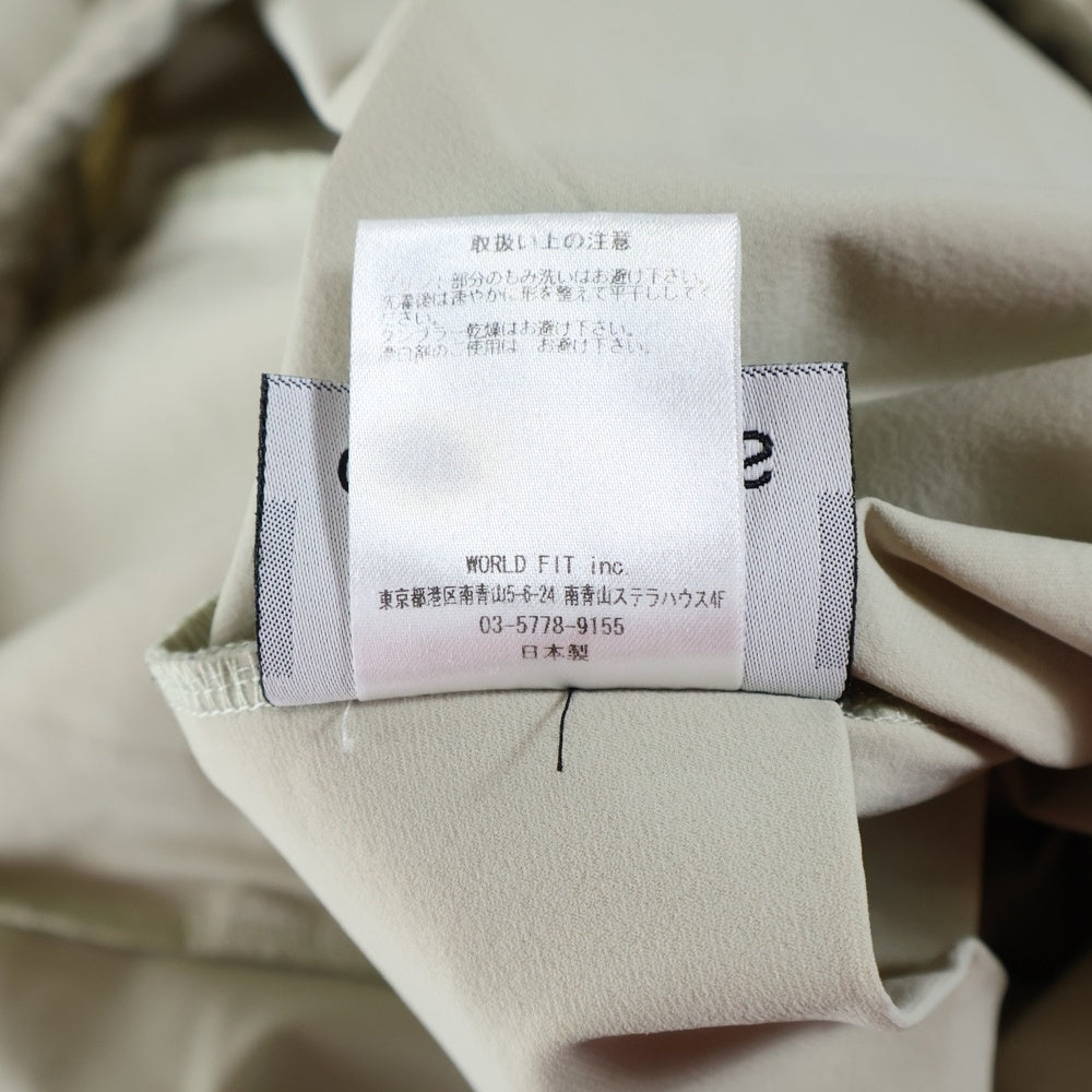 NO BRAND(ノーブランド) CRONOS クロノス サイドポケット ナイロン トラックパンツ ベージュ CR-SP-0057