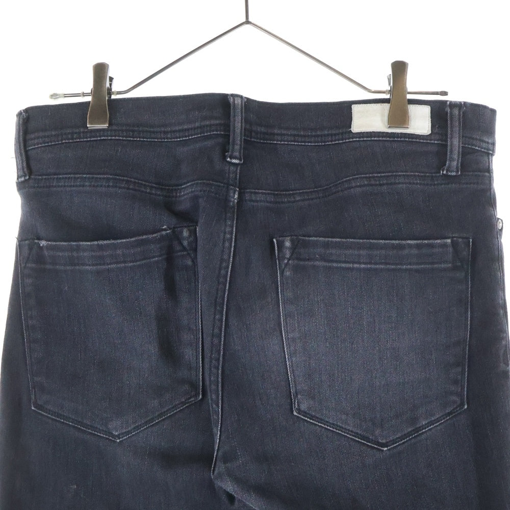 RESOUND CLOTHING(リサウンドクロージング) LOAD DENIM ロードデニム クラッシュ加工 スキニーデニムパンツ ブラック SSK-004