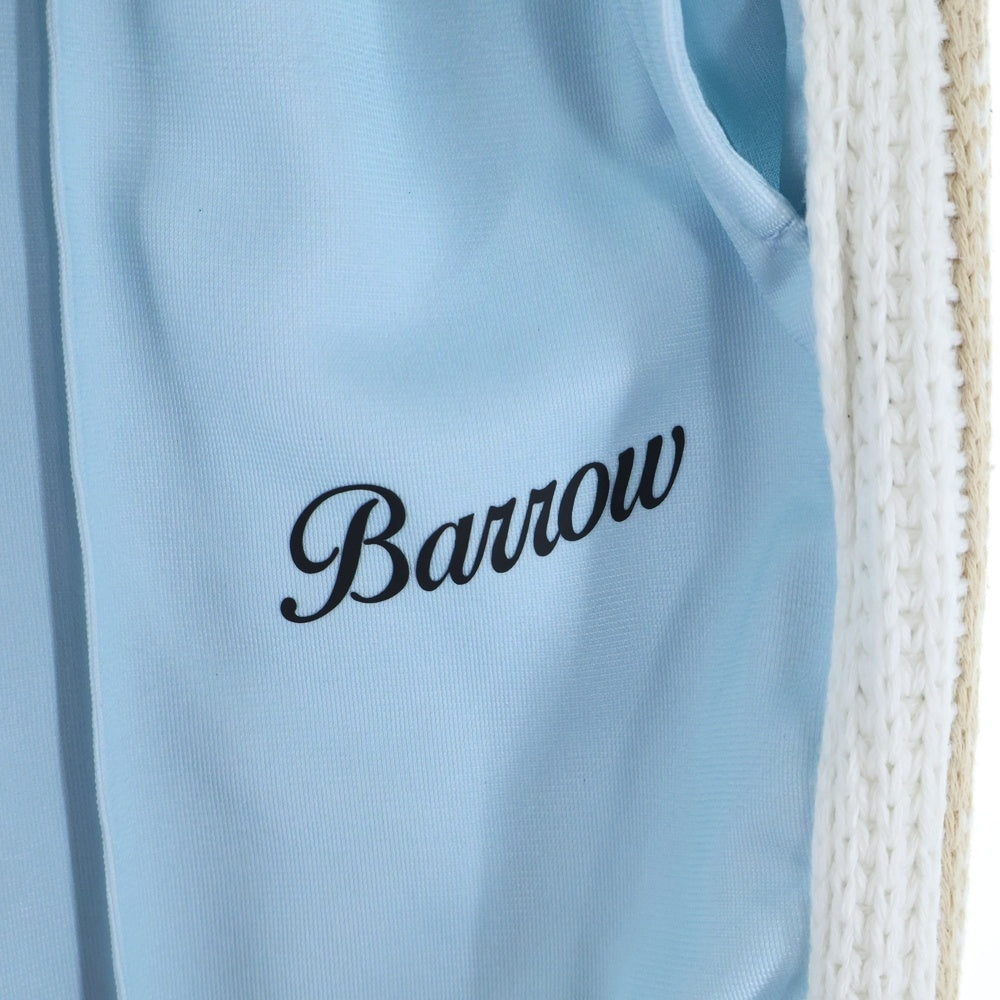 BARROW(バロウ) サイドライン ドローストリング トラックパンツ ブルー S5BWUAPA016