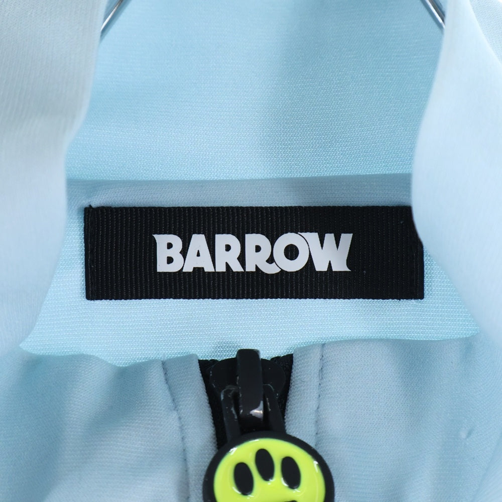 BARROW(バロウ) サイドライン ジップアップ トラックジャケット ブルー S5BWUAJK069