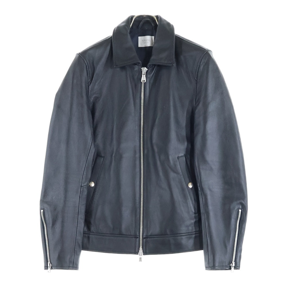 NAVAL(ナバル) シングルライダース レザージャケット ブラック SP-7778006
