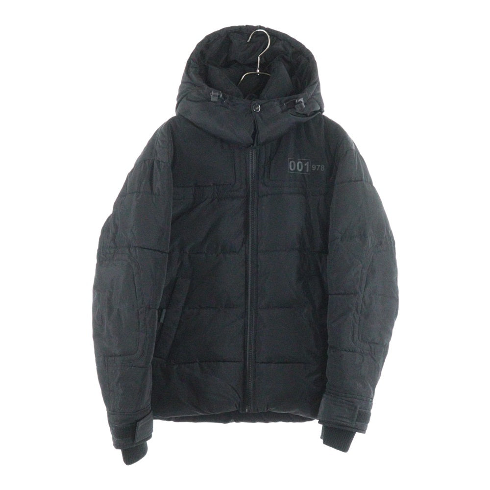 DIESEL(ディーゼル) W-RUSSELL-PAD JACKET ラッセル パデッド フーデッド ダウンジャケット ブラック A08863