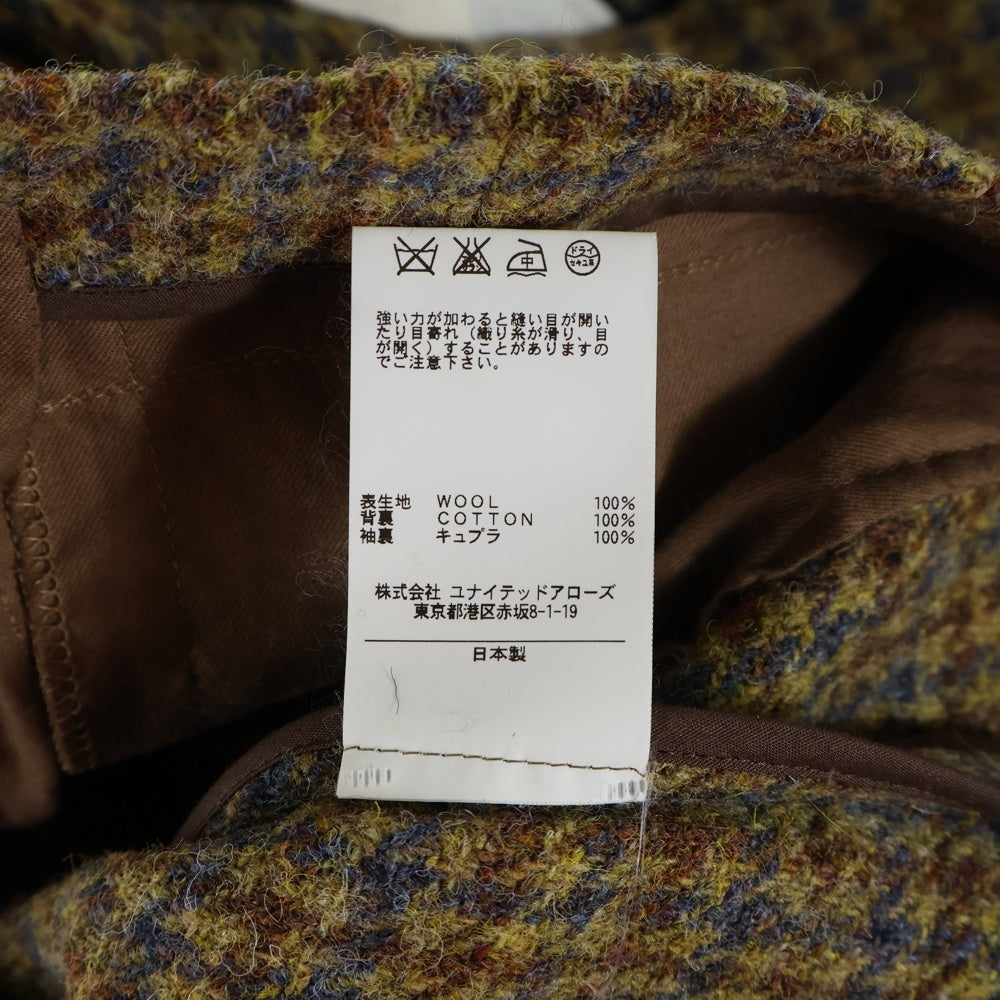 BEAUTY&YOUTH UNITED ARROWS(ビューティーアンドユースユナイテッドアローズ) Harris Tweed ハリスツイード ブレザー テーラードジャケット ブラウン レディース