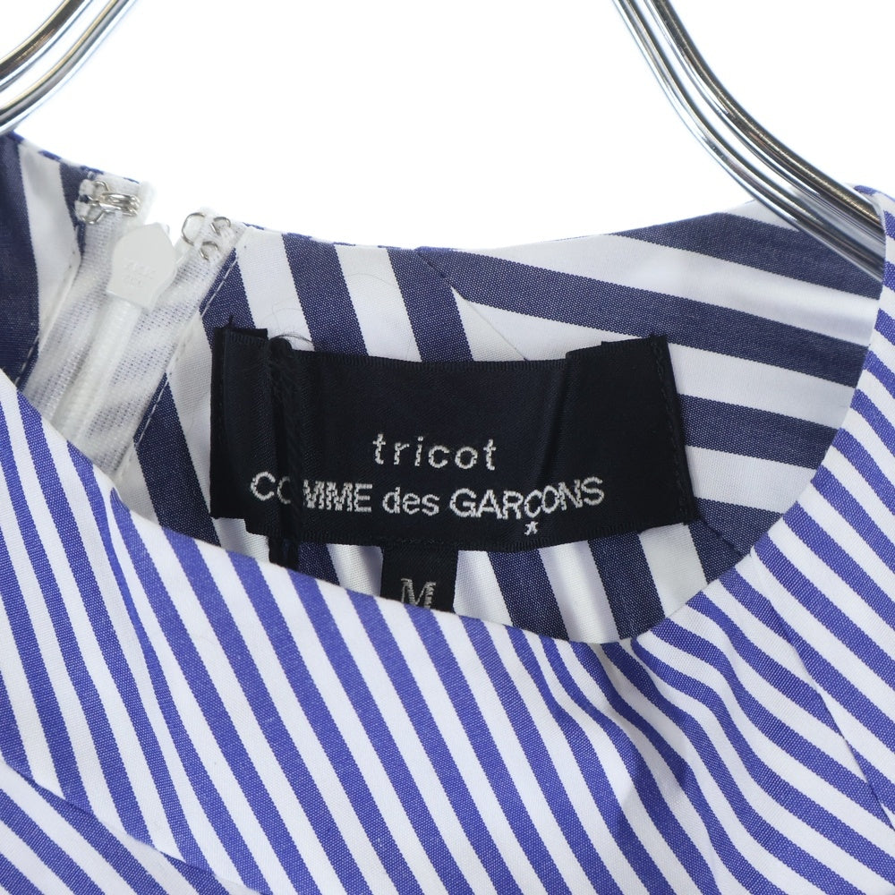 tricot COMME des GARCONS(トリコ コム デ ギャルソン) 19SS AD2018 ノースリーブブラウス シャツ レディース TC-B003