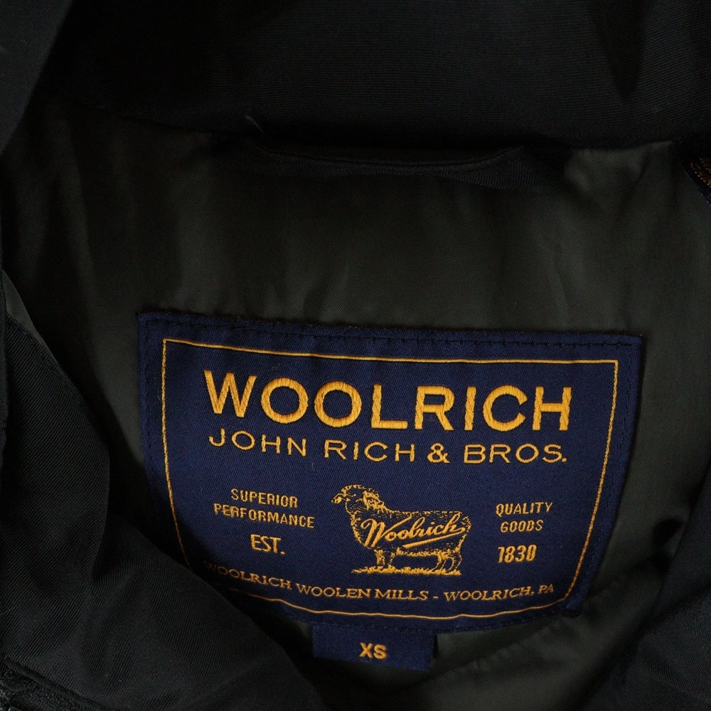 WOOLRICH(ウールリッチ) ARCTIC PARKA アークティック マルチポケット ファー付き ジップアップ ダウンジャケット ブラック レディース QC-008851
