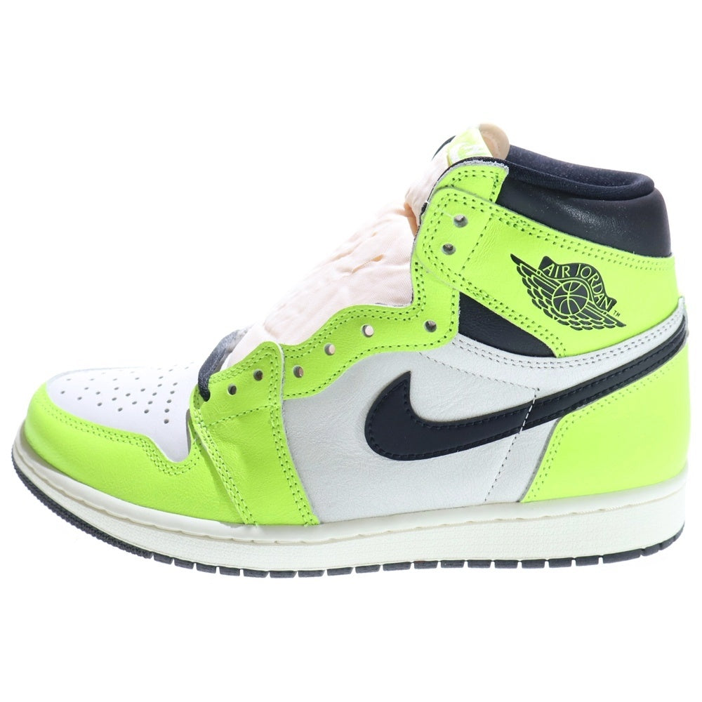 NIKE(ナイキ) AIR JORDAN 1 HIGH OG VOLT VISIONAIRE エアジョーダン 1 ボルト ヴィジョネア ハイカットスニーカー イエロー/ホワイト US9.5/27.5cm 555088-702