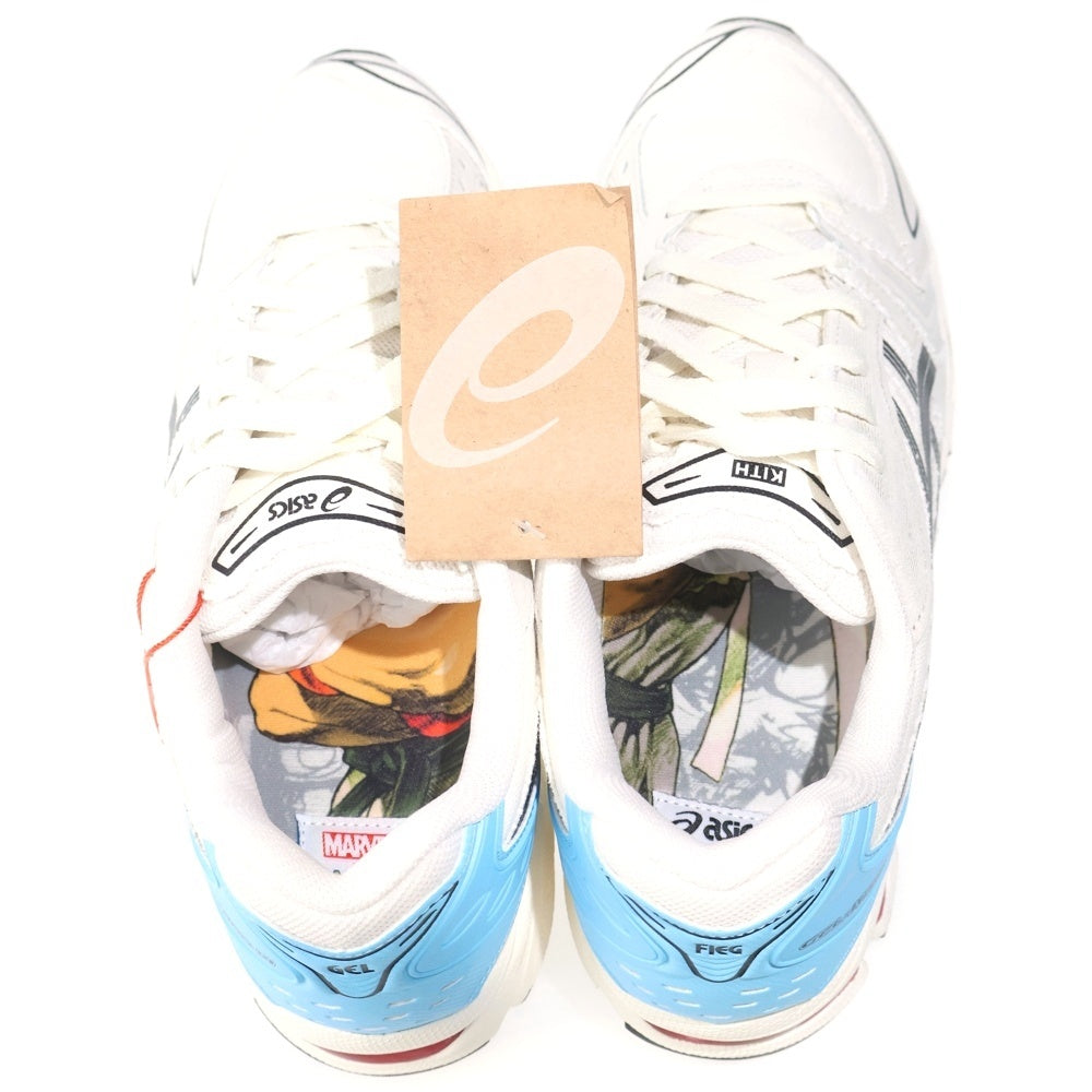 ASICS(アシックス) ×KITH ×MARVEL VS. CAPCOM GEL-KAYANO 14 RYU キス ゲルカヤノ ローカットスニーカー ホワイト/ブルー US10/28.0cm 1203B011
