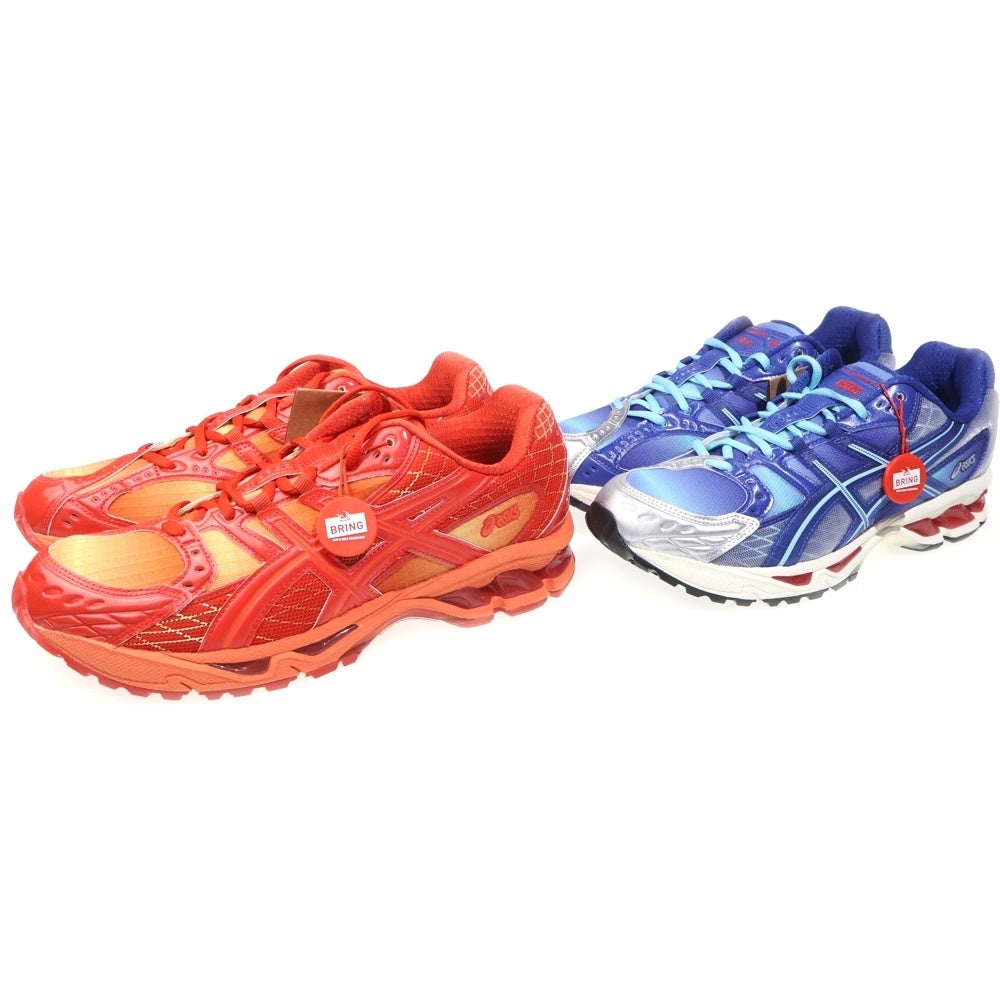 ASICS(アシックス) ×KITH ×MARVEL VS. CAPCOM GEL-KAYANO 10.1 DOUBLE BOX IRONMAN VS. MEGA MAN キス ゲルカヤノ ローカットスニーカー US10/28.0cm 1203B014/1203B015
