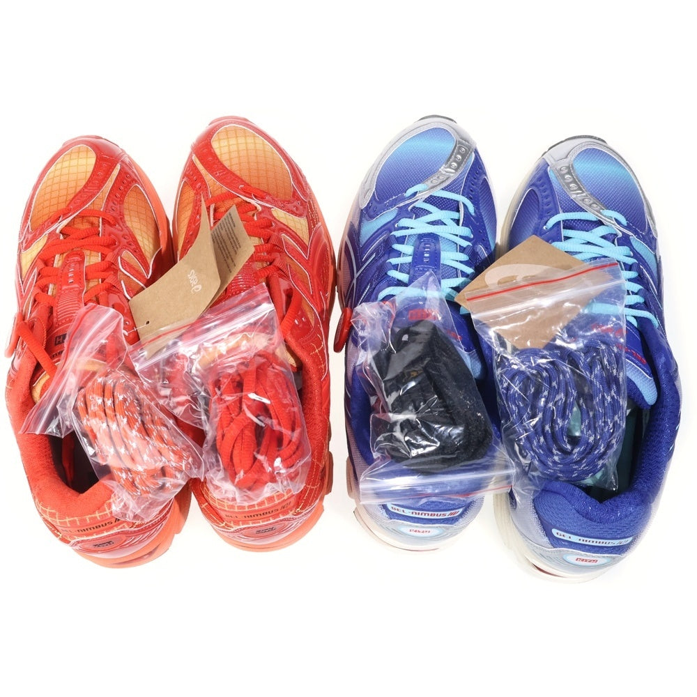ASICS(アシックス) ×KITH ×MARVEL VS. CAPCOM GEL-KAYANO 10.1 DOUBLE BOX IRONMAN VS. MEGA MAN キス ゲルカヤノ ローカットスニーカー US10/28.0cm 1203B014/1203B015