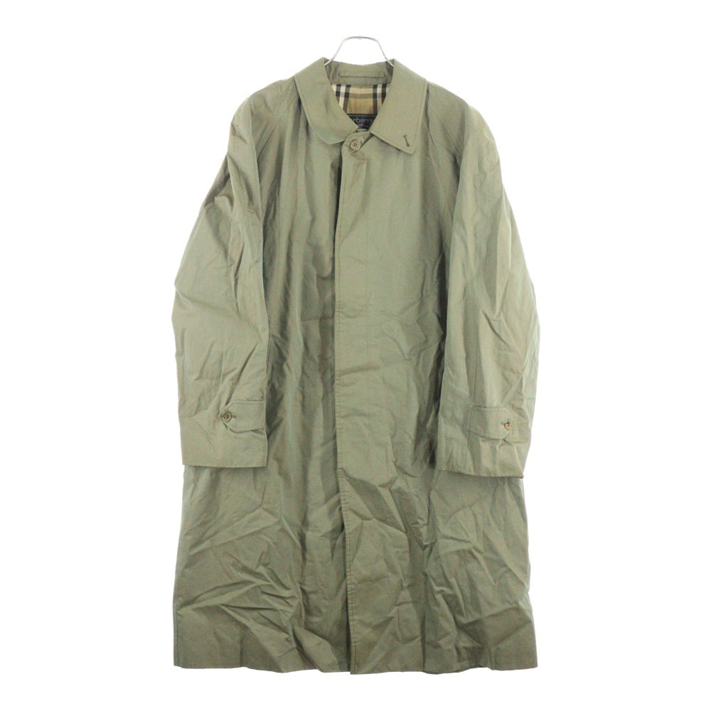 BURBERRYS(バーバリーズ) 90S 裏地 ノヴァチェック ステンカラーコート カーキ