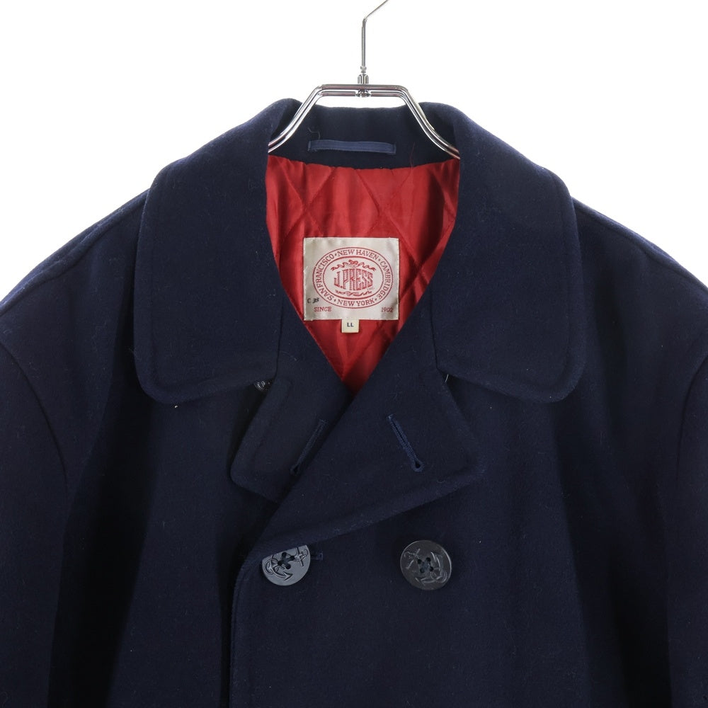 J.PRESS(ジェイプレス) ウール ピーコート ネイビー