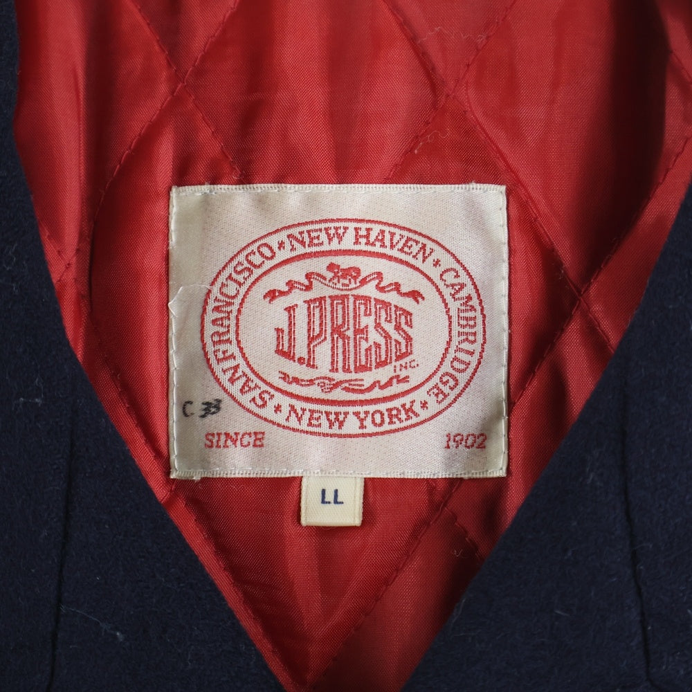 J.PRESS(ジェイプレス) ウール ピーコート ネイビー