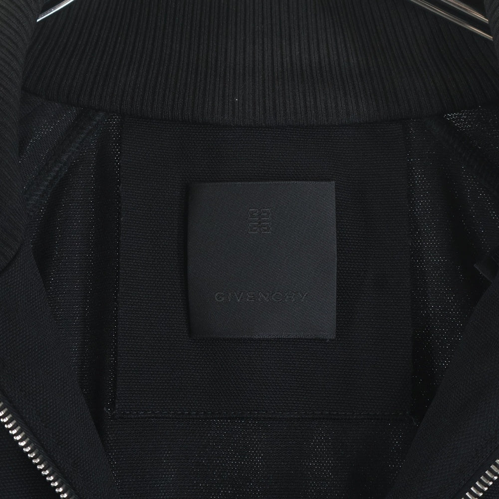 GIVENCHY(ジバンシィ) アームロゴデザ オーバーサイズ インジップアップ トラックジャケット ブラック BMJ0MG30Q6