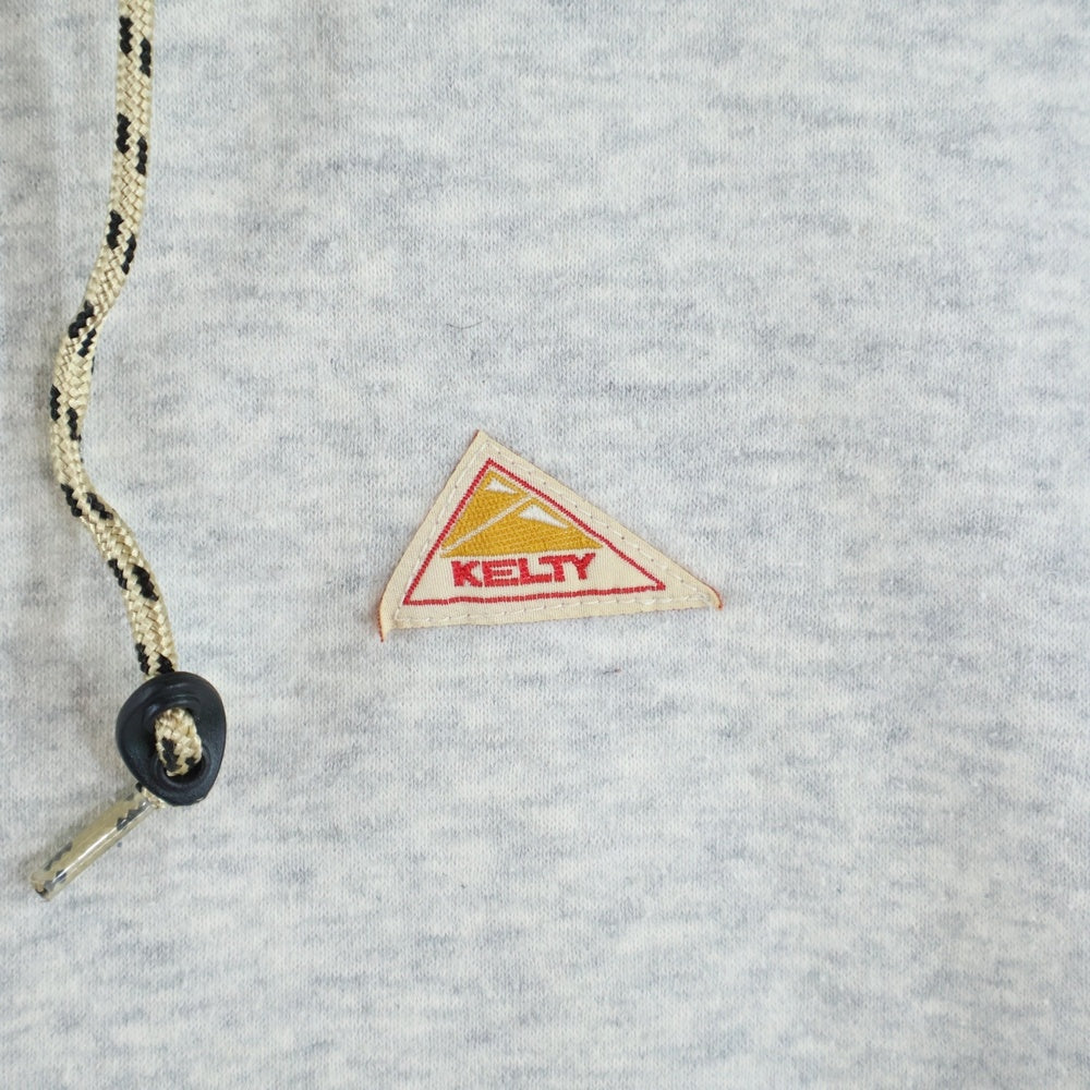 KELTY(ケルティ) コットン プルオーバーフーディー パーカー スウェット グレー 22AW-KEVT-002