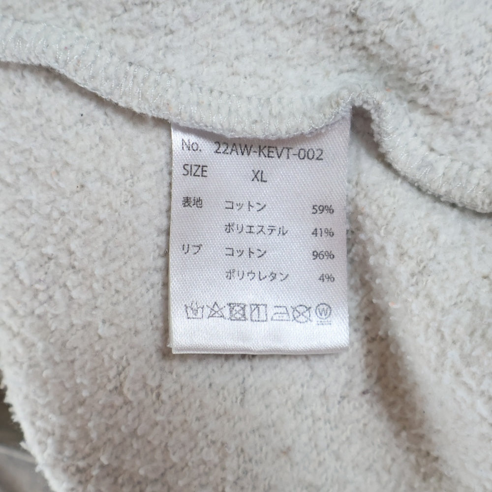 KELTY(ケルティ) コットン プルオーバーフーディー パーカー スウェット グレー 22AW-KEVT-002