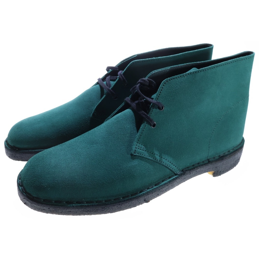 Clarks(クラークス) スウェードレザー レースアップ デザートブーツ グリーン 1174
