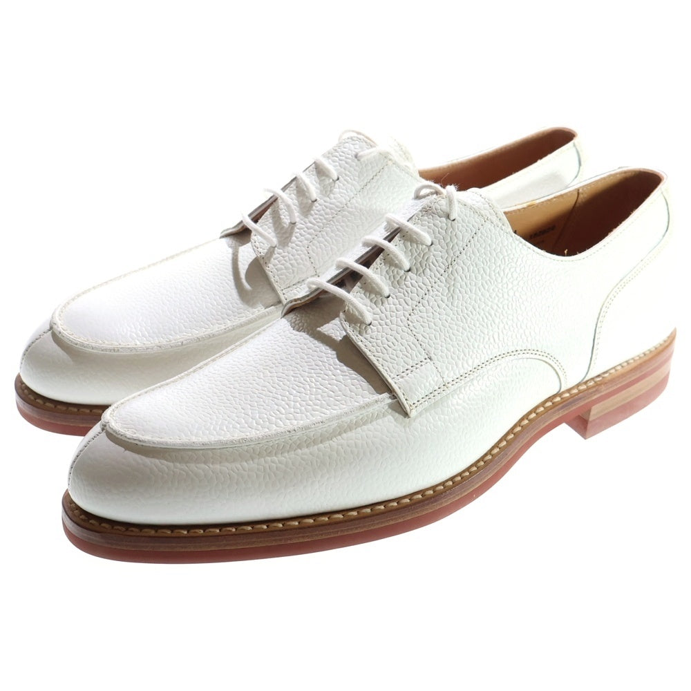 Crockett&Jones(クロケットアンドジョーンズ) DURHAM ダラム レースアップ レザードレスシューズ ホワイト 8717
