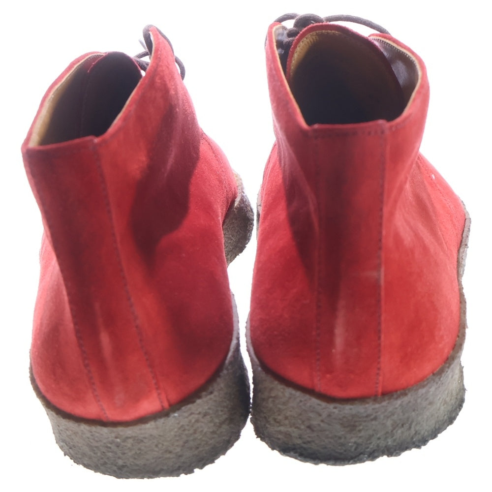 EDWARD GREEN(エドワードグリーン) MONZA モンザ スウェードレザー レースアップ チャッカブーツ レッド 98571